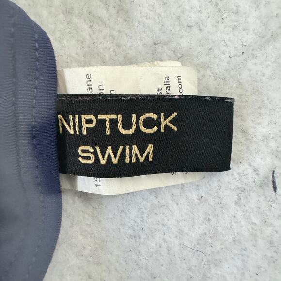 Nip Tuck Swimsuit Womens 6 Blue One Piece Built in Bra Bikini Beachy Pool - Picture 5 of 11